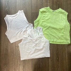 Cropped tank top bundle